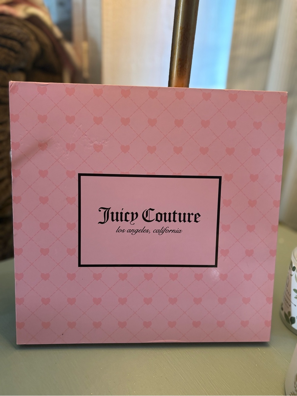 Juicy Couture Black & Beige Logo Wristlet with Gold Hardware - Picture 4 of 4